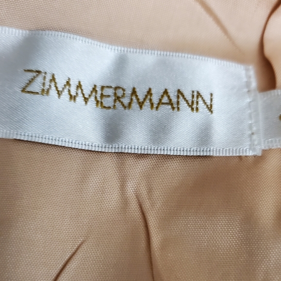 Zimmermann sleeveless pleated faux wrap formal dress size 3 - Picture 8 of 11